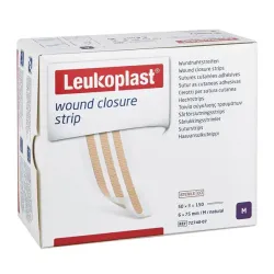 Leukoplast wound closure strip BSN 6 x 38 mm (6 stroken) & 6 x 75 mm (3 stroken)